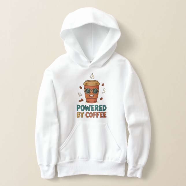 Soutenu par le café Mignon Sweat à capuche de dess (Poser)