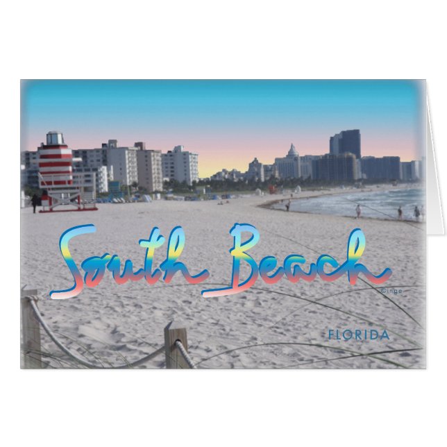 South Beach, FL City View (Devant horizontal)
