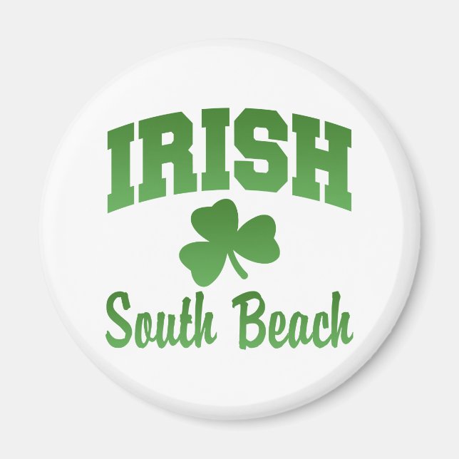 South Beach Irish Magnet (Devant)