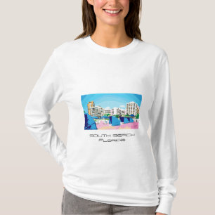 SOUTH BEACH, MIAMI, T-shirt FLORIDA
