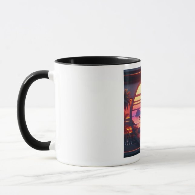 South Coast Live Radio Futuristic designer mug (Gauche)