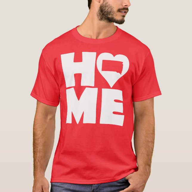 South Dakota Home Heart State Tee - shirts T-shirt (Devant)