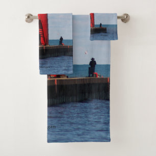 South Haven South Pierhead Ensemble de serviettes
