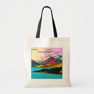 Southern Alps Landscape Double-Sided Tote Bag