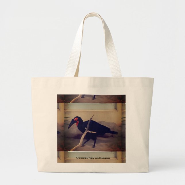 Southern Ground Hornbill Tote Bag (Devant)