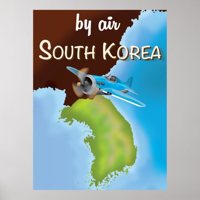 southern korean travel poster (Devant)