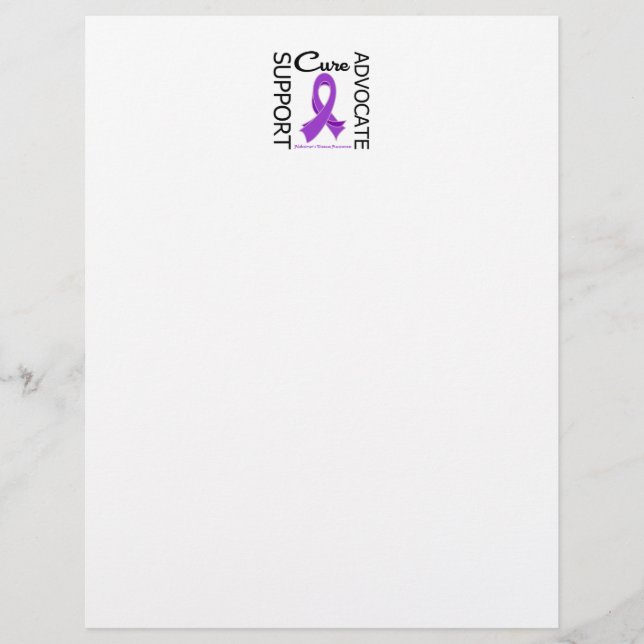 Soutien à la maladie d'Alzheimer Avocat Cure (Devant)