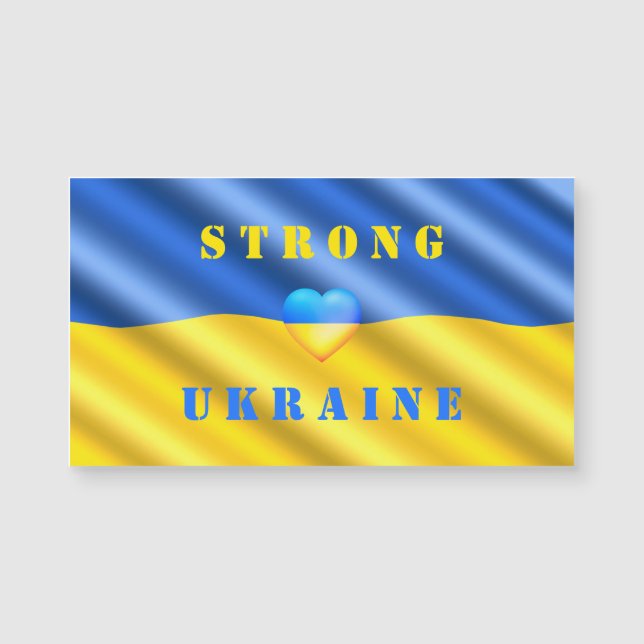 Soutien à l'Ukraine - Fort - Drapeau - Liberté - P (Devant)