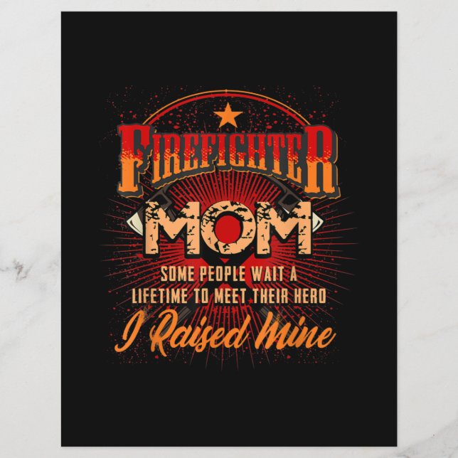Soutien aux pompiers - Fireman Fier Maman (Devant)