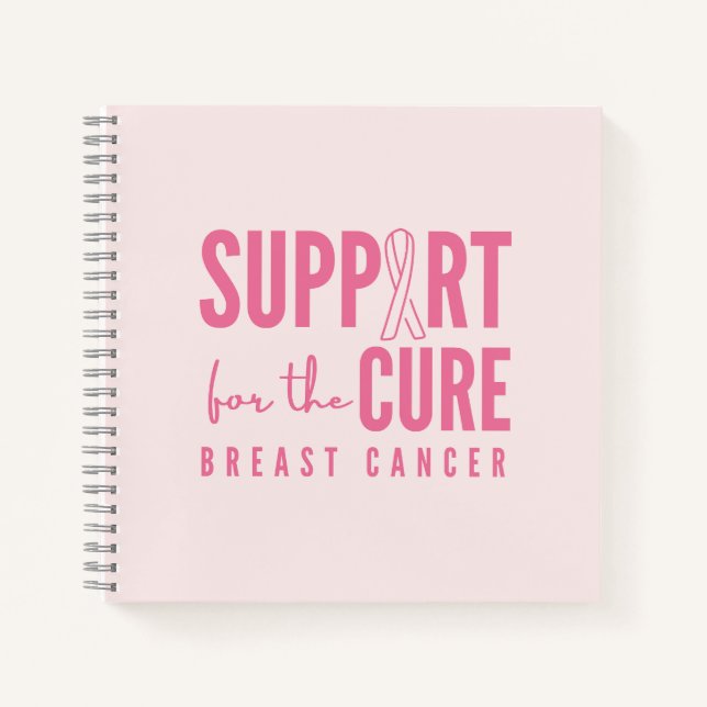soutien du cancer du sein cure rose Carnet Journal (Devant)