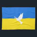 Soutien Ukraine serviette de cuisine Peace Dove<br><div class="desc">Soutenez Ukraine Serviettes de cuisine - La colombe de la paix - Liberté - Paix - Solidarité - Drapeau ukrainien - Fort ensemble - Victoire de la liberté ! Faisons du monde un endroit meilleur - tout le monde ensemble ! Un monde meilleur commence - dépend - a besoin de...</div>