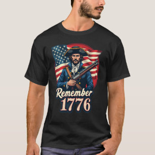 Souvenez-vous du T-shirt Soldat patriotique 1776 p