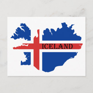 Souvenir de l'islande carte postale