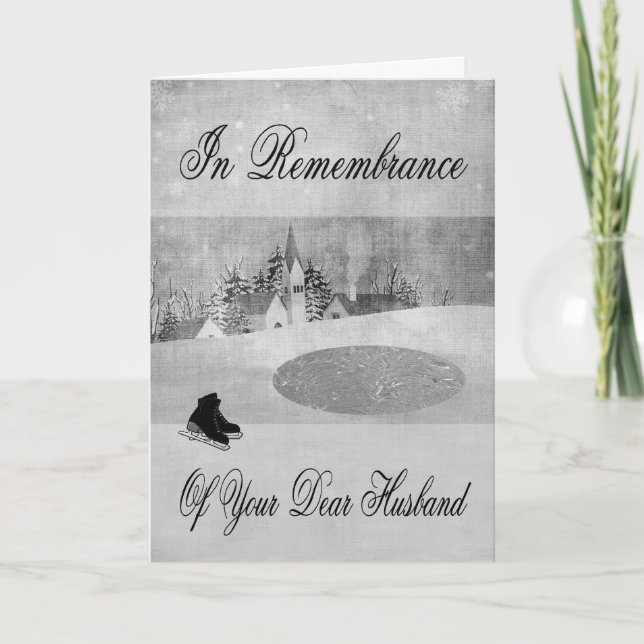 Souvenir de mari à la carte de voeux de Noël (Devant)