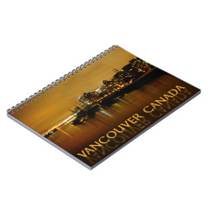 Souvenir de paysage urbain de Vancouver de carnet