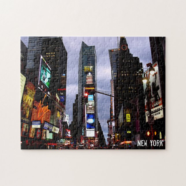 Souvenir de puzzle de Times Square de puzzle de (Horizontal)