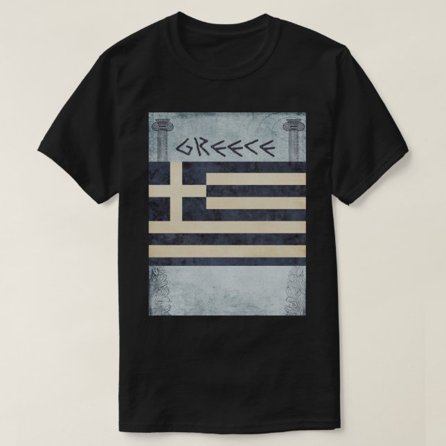 Souvenir de T-shirt Grèce (Design devant)