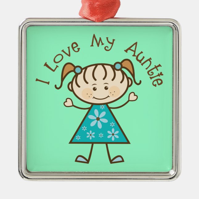 Souvenir de tante ornement de tante Gift I Love My (Devant)