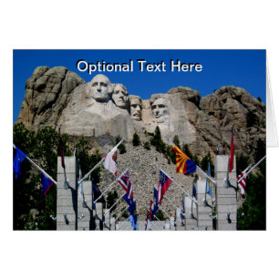 Souvenir du drapeau du Mont Rushmore Dakota du Sud