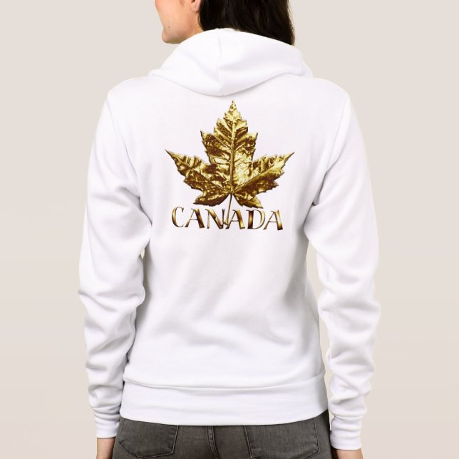 Souvenir en feuille d'érable d'or Sweat - shirt à  (Dos)
