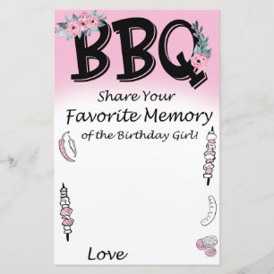 Souvenir préféré de BBQ de la fêtarde