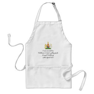 Souvenir royal drôle de tablier de mariage