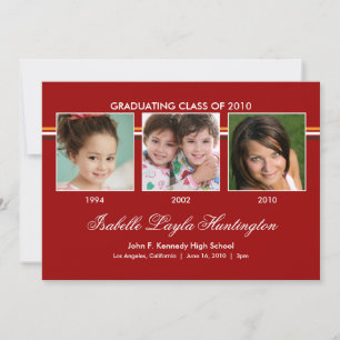 Souvenirs 3 Faire-part de diplôme photo