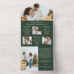 Souvenirs Année En Revue Photo Collage Carte de va