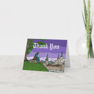 Souvenirs de Carte de remerciements Camelot