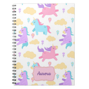 Souvenirs magiques : Carnet Unicorne personnalisé