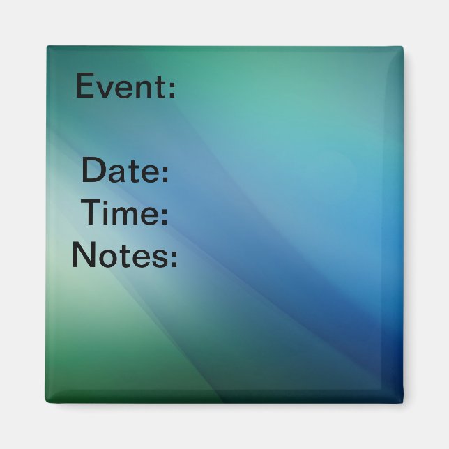 Souviens-Toi De Ça ! Magnet (Devant)