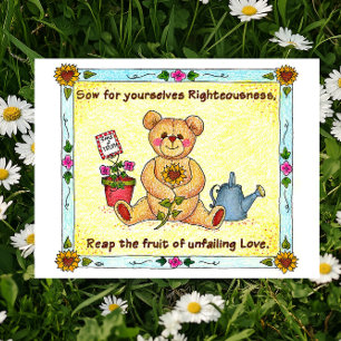 Sow Righty Christian Inspiration Carte Postale