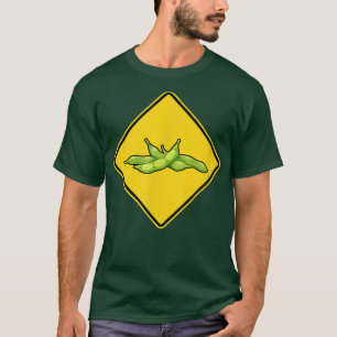 Soybean Warning Sign Farmer Funny Soybeans T-Shirt