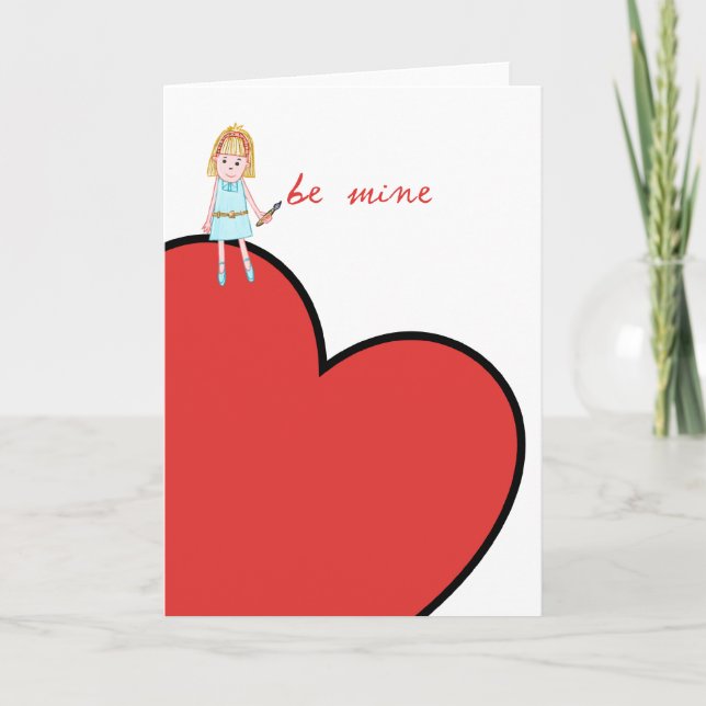 Soyez à moi - Carte Valentine (Devant)