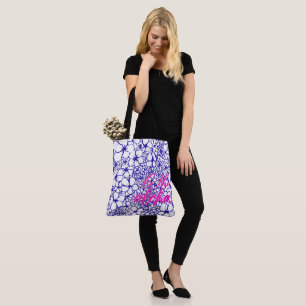 Soyez Aloha le sac fourre-tout floral à bleu de