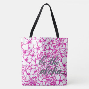 Soyez Aloha le sac fourre-tout floral à client