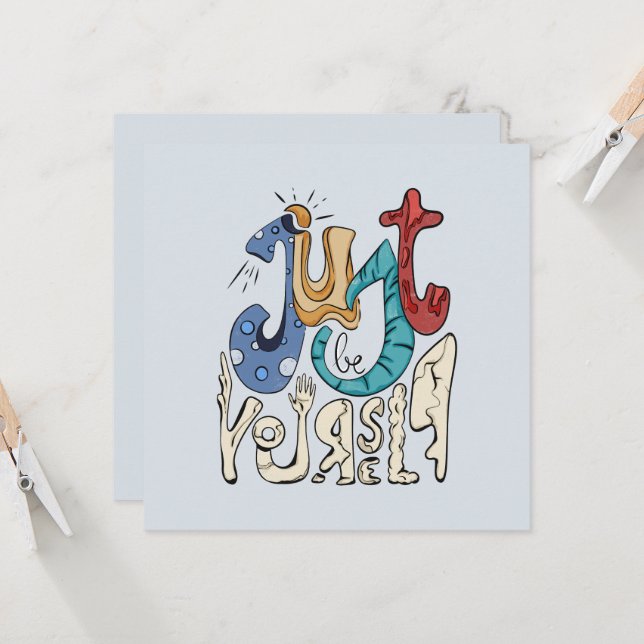 Soyez Audacieux, Sois Toi : Soyez Simplement Toi-M (Devant/Arrière en situation)