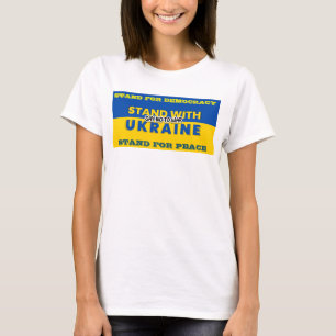 SOYEZ AVEC L'UKRAINE - DITES NON AU T-shirt GUERRE