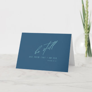 soyez calme et sachez que je suis Dieu. cartes de