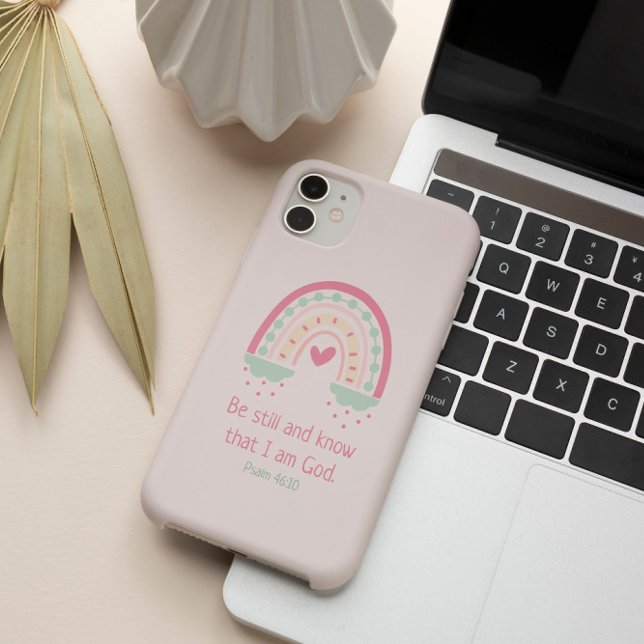 Soyez calme et sachez que je suis le coque iphone  (Be still and know that I am God Psalms iPhone case)