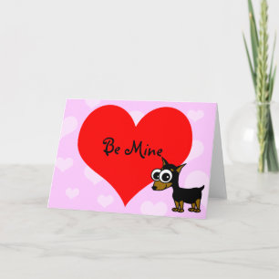 Soyez carte de Saint-Valentin de mine avec Minpin