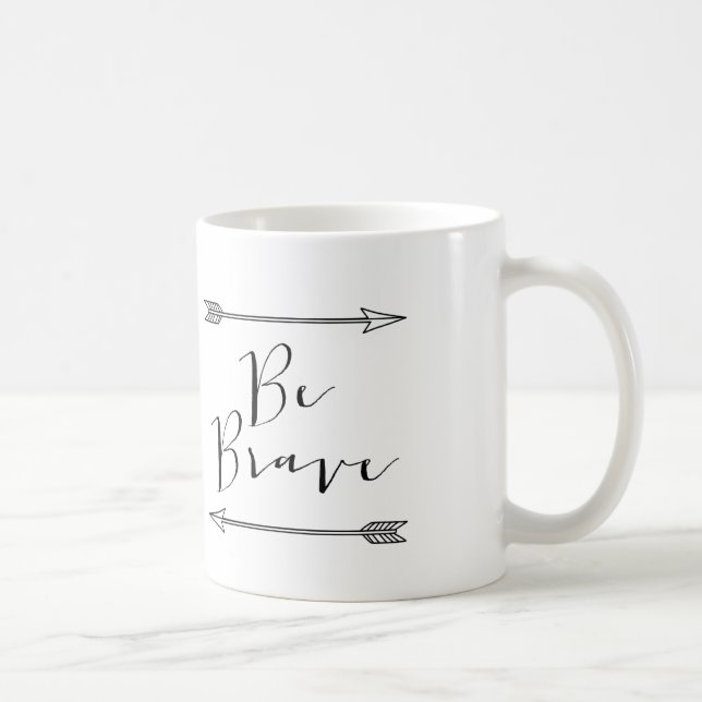 Soyez courageux Arrow Mug (Droite)