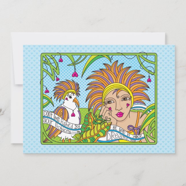 Soyez Dirigé Par Votre Carte Dreams_Flat 7"x5" (Devant)