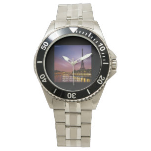 Soyez Élégant À Paris France Montre En Acier Inoxy