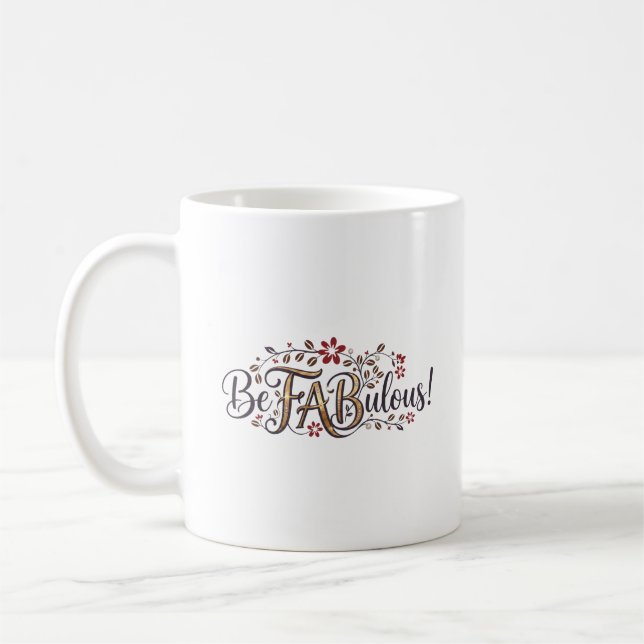 Soyez FABuleuse ! Tasse Mamas and Coffee® (Gauche)