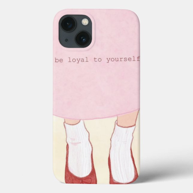 Soyez fidèle à vous-même iPhone / coque ipad (Verso)