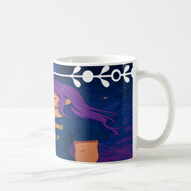 Soyez Fort pour Vous-Même – Mug Anime Inspirant (Droite)