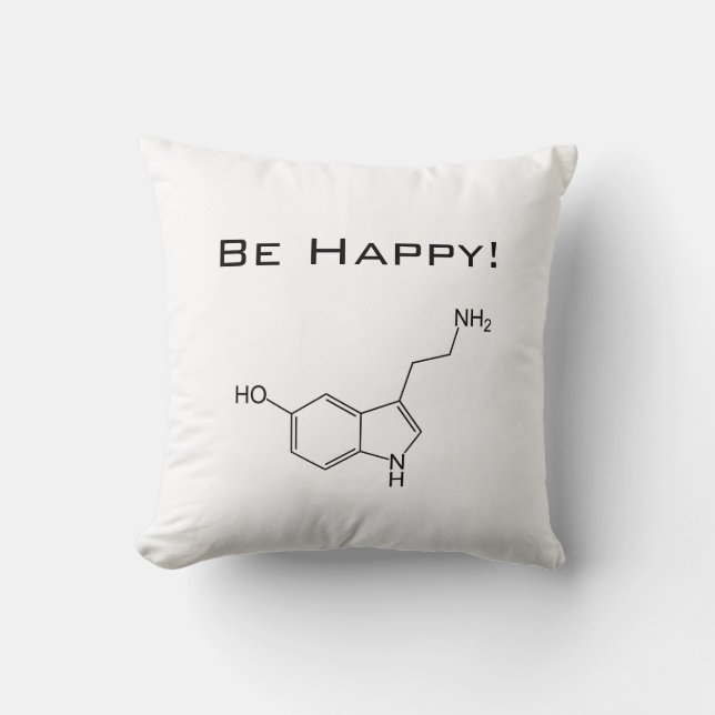 Soyez Heureux ! Coussin de sérotonine (Recto)