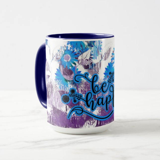 Soyez heureux Mug (Devant gauche)