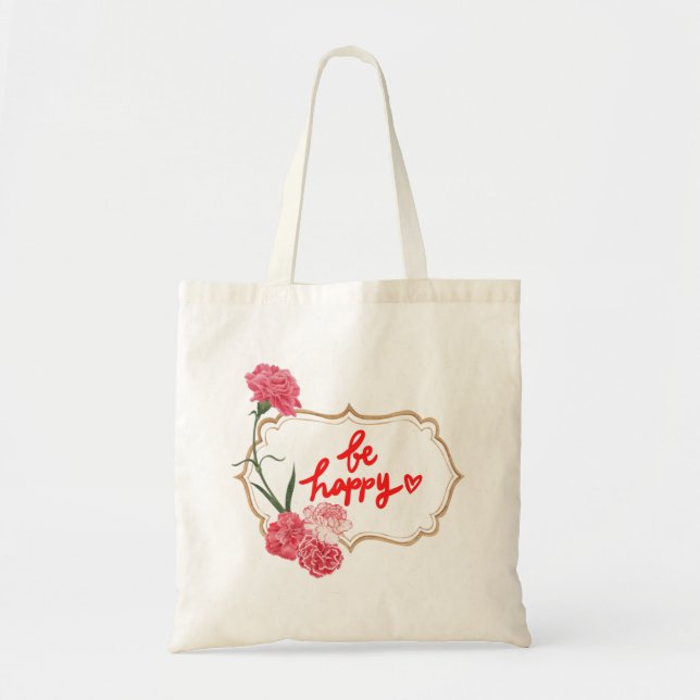 Soyez heureux Sac fourre-tout (Devant)